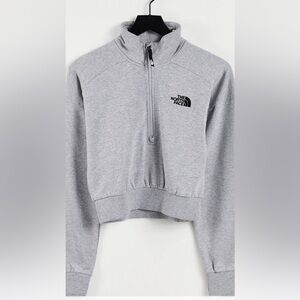 The North Face Women's Gray Quarter-Zip (cropped)